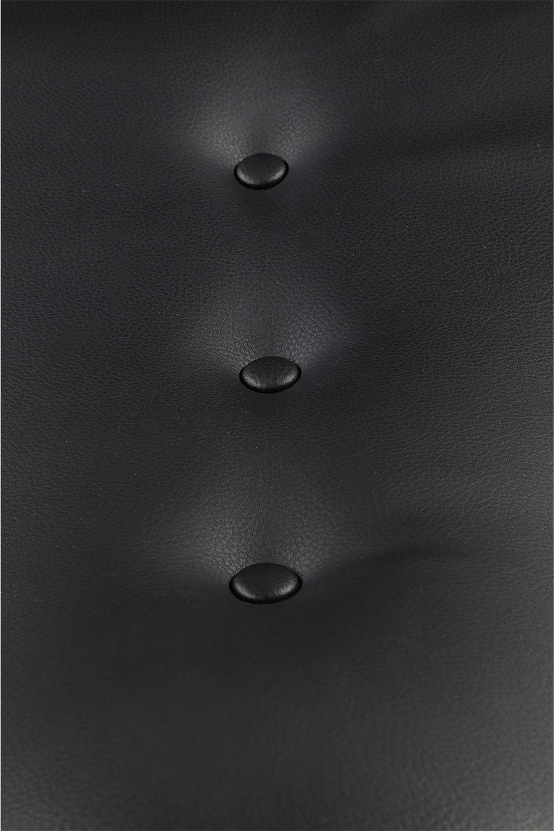 Black Saddlemens Roadsofa seat with pillow top, without backrest, designed for road bikes, showing the sleek, cushioned seating surface.