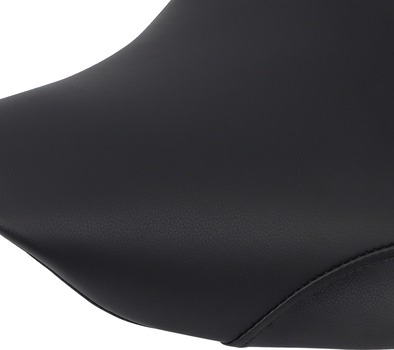 Black SADDLEMEN Renegade Solo seat for motorcycles, smooth finish, designed for comfort and style.