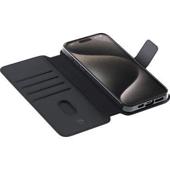 Bill's Exhausts SP CONNECT phone case, durable protective cover for smartphones, with sleek black design and precise cutouts.