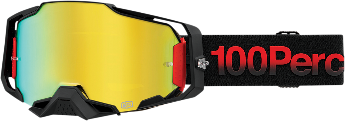 100% Armega Goggles - Tzar - Gold Mirror 50005-00014 - Howling Moto