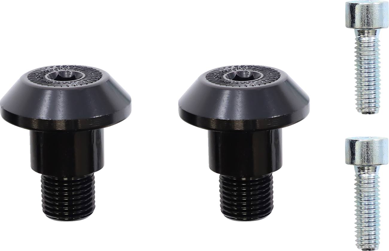 Acerbis Argon handguard mount for motorcycle handlebar, shown in black with mounting hardware and ergonomic design.