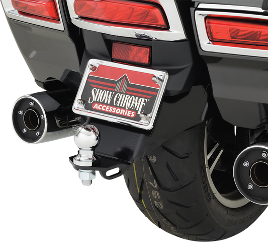 Bill's Exhausts SHOW CHROME Venture 61-120 trailer hitch engine part with chrome finish, designed for vehicle towing.