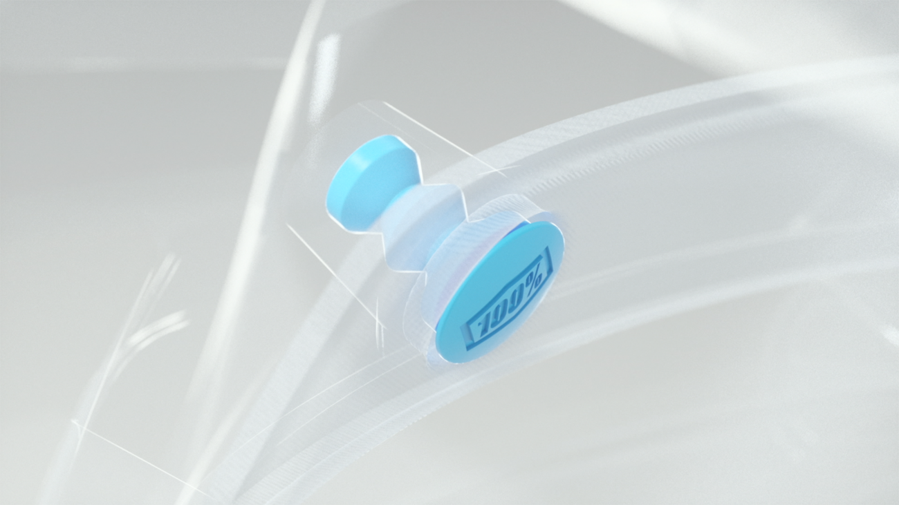 100% Trajecta Helmet - Fidlock - Black - Medium 80003-00002 - Howling Moto