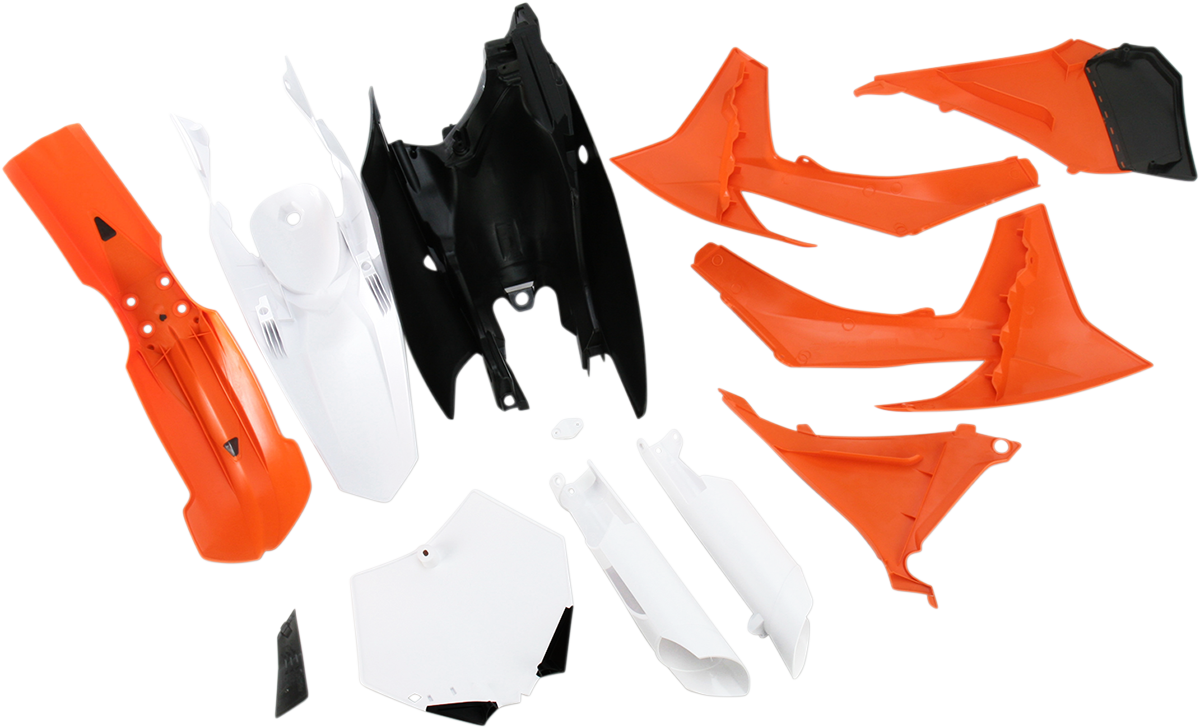 ACERBIS Full Replacement Body Kit - OEM '11 Orange/Black/White 2205272882 - Howling Moto