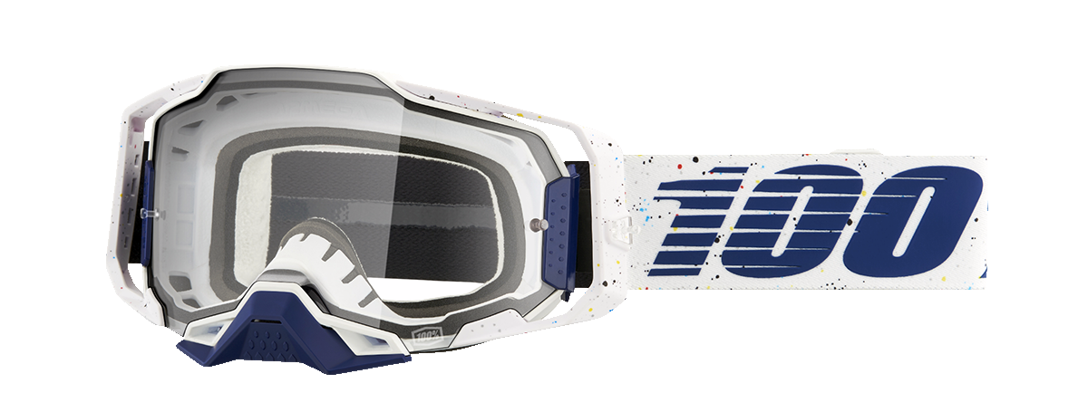 100% Armega Goggles - Solis - Clear 50004-00023 - Howling Moto
