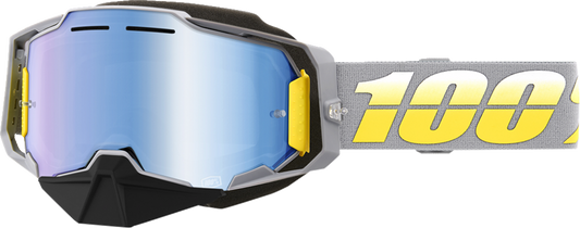 100% Armega Snow Goggles - Complex - Blue Mirror 50008-00005 - Howling Moto