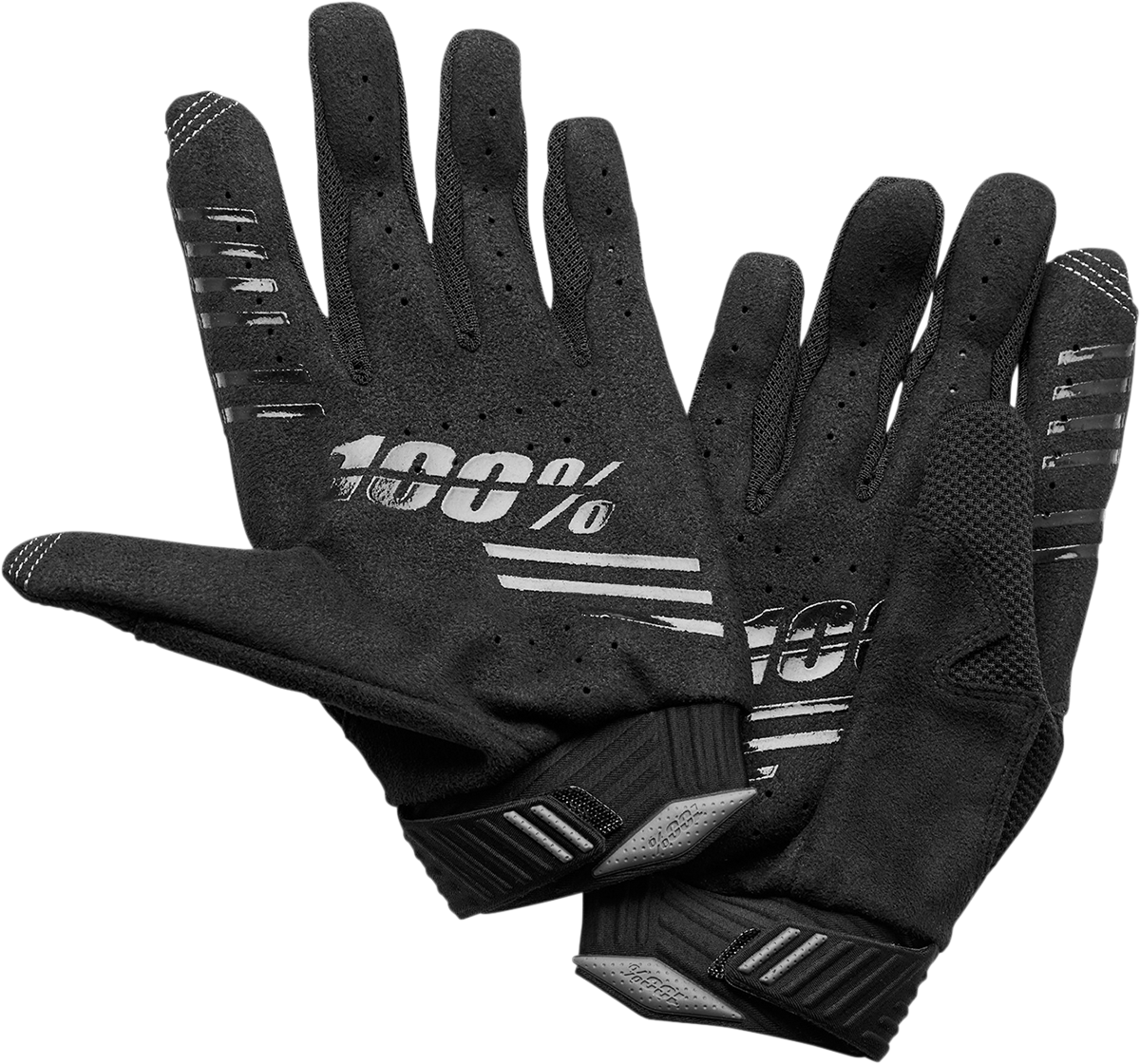 Black 2XL R-Core gloves by Bill's Exhausts, showing textured fabric and reinforced palm for durability and grip.