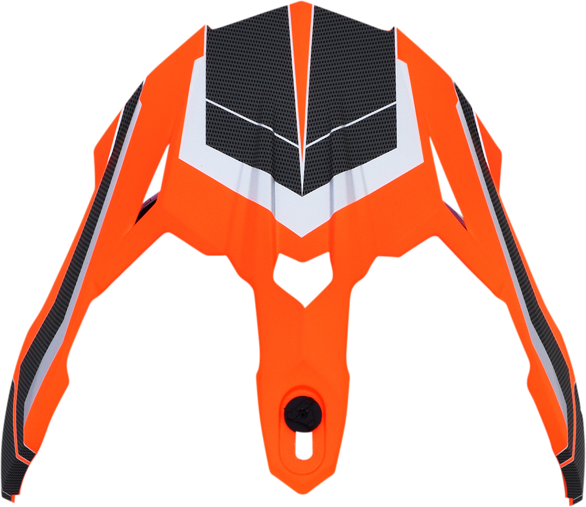 Bill's Exhausts AFX FX-39DS Veleta helmet in matte neon orange, showcasing its sleek design and vibrant color.