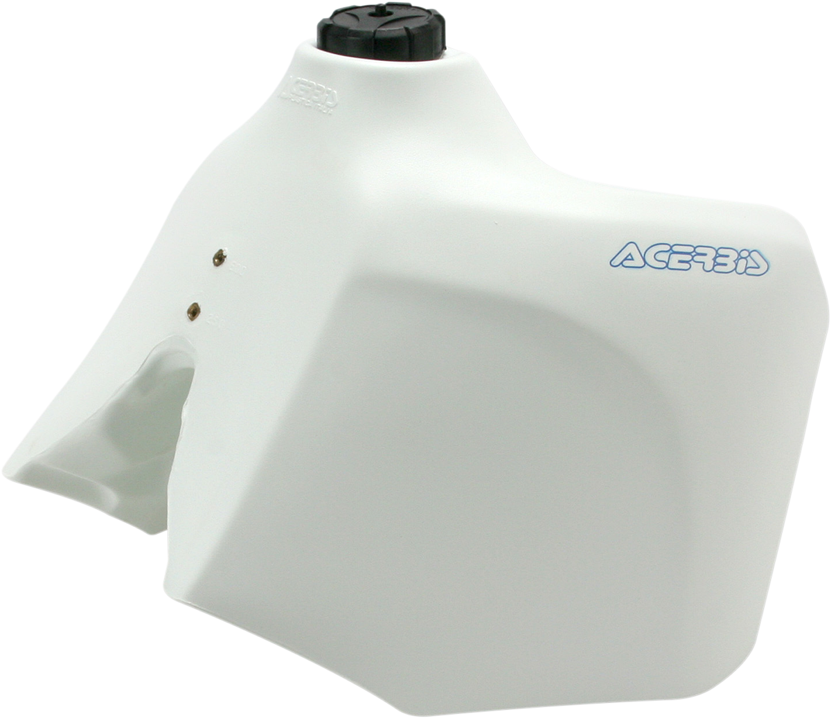 White ACERBIS gas tank for Honda motorcycles, 5.8 gallon capacity, designed for durable body replacement.