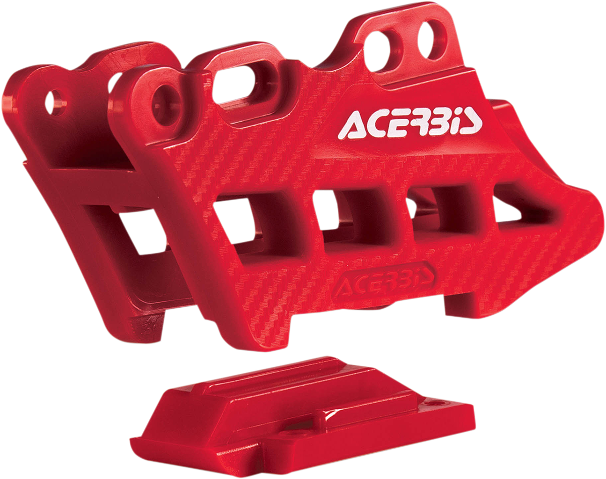 ACERBIS Complete Chain Guide Block - Honda - Red 2410960004 - Howling Moto