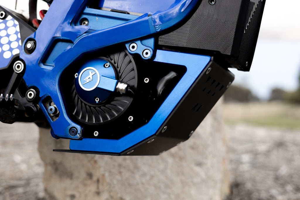 Aluminum Bash Plate to suit XLB-60 Motor - Howling Moto