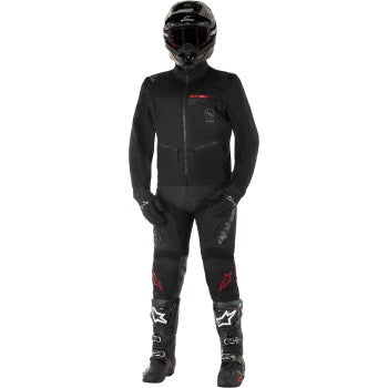 Black Alpinestars Pro-Dura motorcycle jacket in 2XL, featuring durable design and protective features for riding.