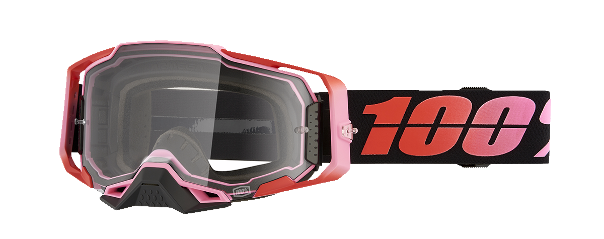 100% Armega Goggles - Guerlin - Clear 50004-00022 - Howling Moto