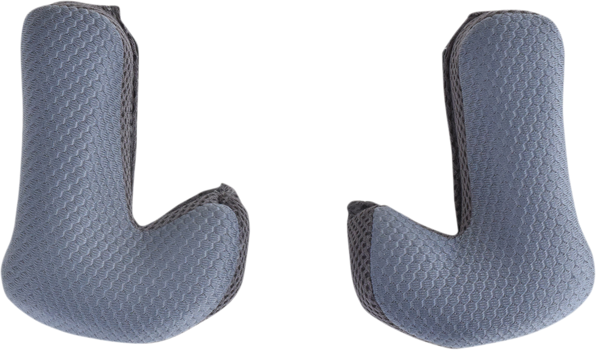 Bill's Exhausts AFX FX-111 XL cheek pads for helmets, showing soft padded interior and secure fit for motorcycle helmet comfort.