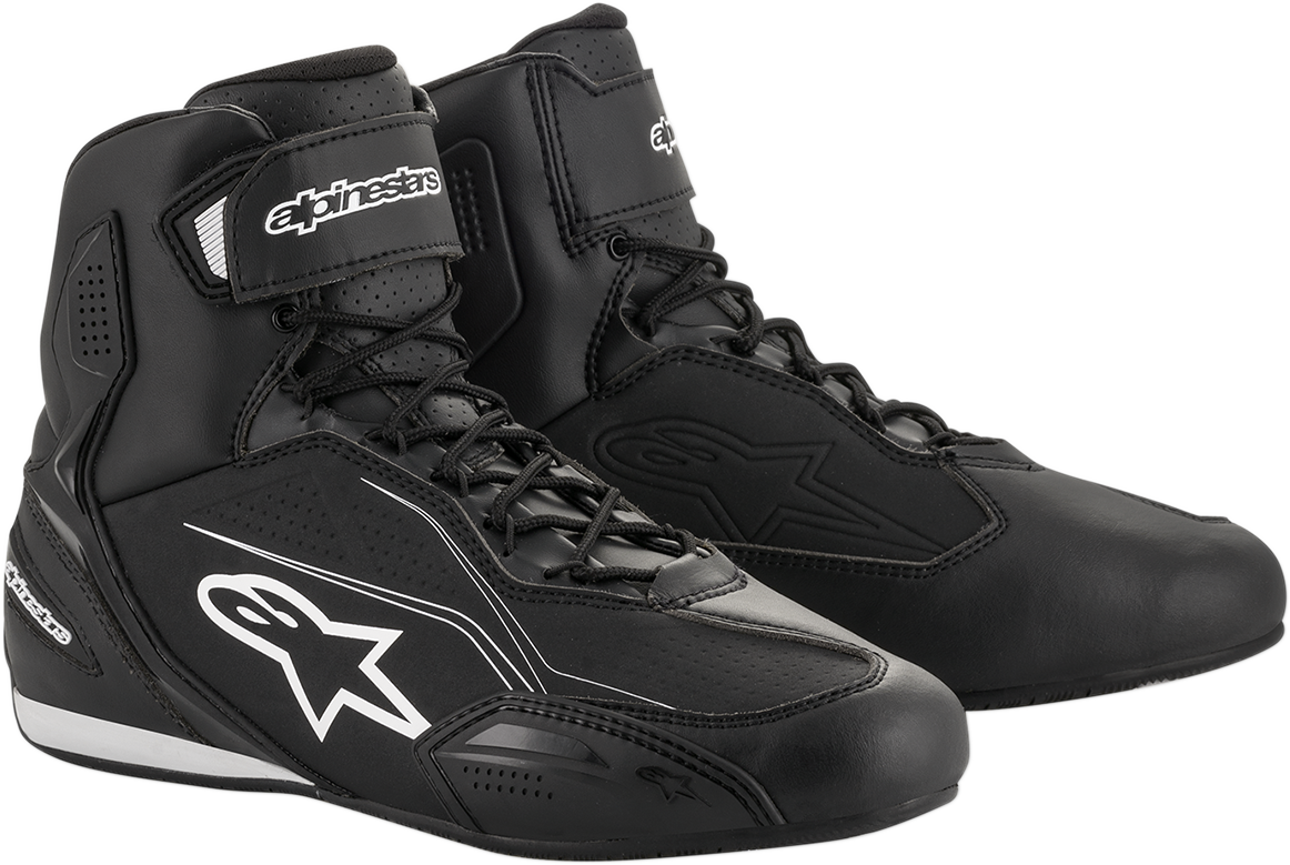 ALPINESTARS Faster-3 Shoes - Black/White - US 14 2510219-10-14 - Howling Moto