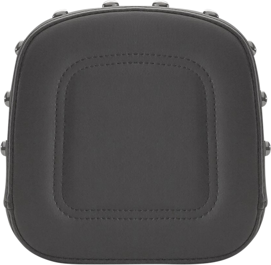 SADDLEMEN Sissy Bar Pad - Contoured - Black - Studded - FL '99-'23 0407Y - Howling Moto