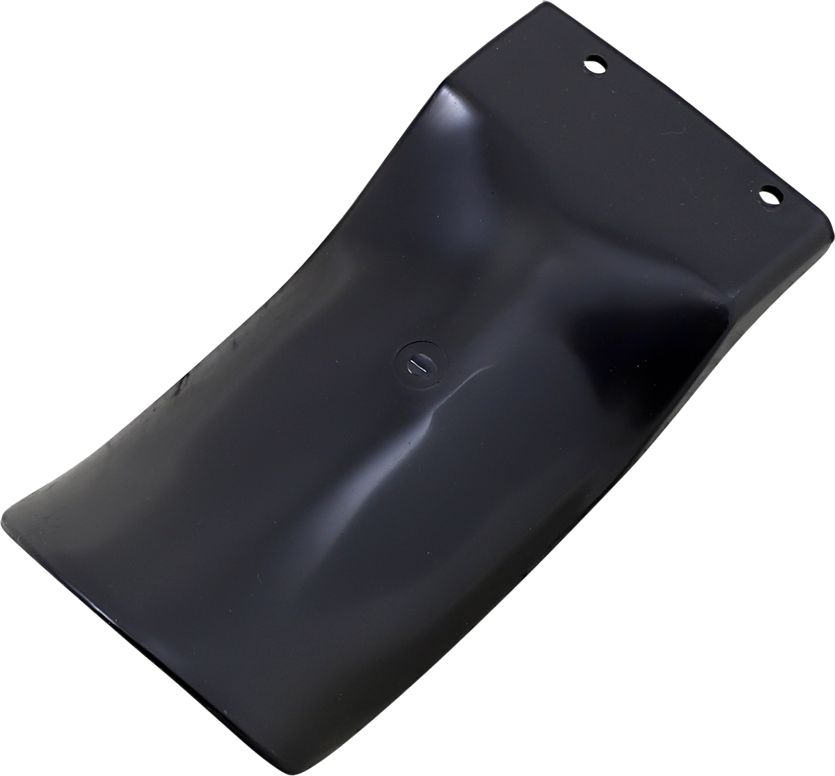 Black ACERBIS mud flap for motorcycle body, featuring product code 2081700001, with textured surface and mounting edges.