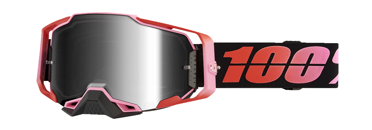 100% Armega Goggles - Guerlin - Silver Mirror 50005-00023 - Howling Moto