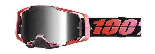 100% Armega Goggles - Guerlin - Silver Mirror 50005-00023 - Howling Moto
