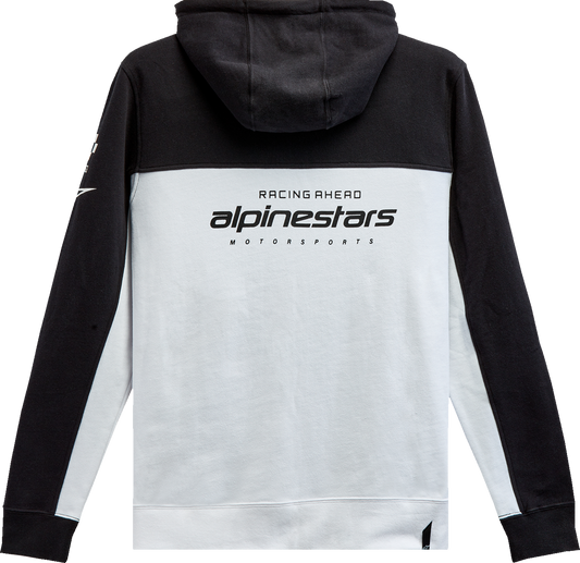 Alpinestars H Block hoodie in black and white, 2XL, featuring a stylish hooded design with brand logo, casual and comfortable fit.