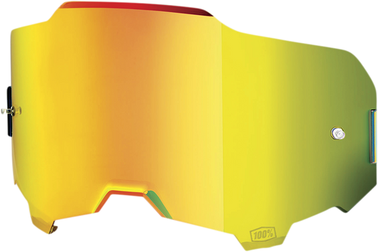 100% Armega Lens - Gold Mirror 59053-00002 - Howling Moto