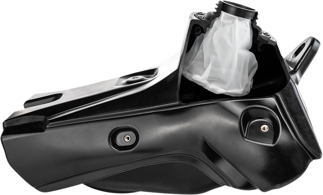 Acerbis Fuel Tank Filter for Acerbis tanks, body view showing the black filter component on the motorcycle fuel tank.