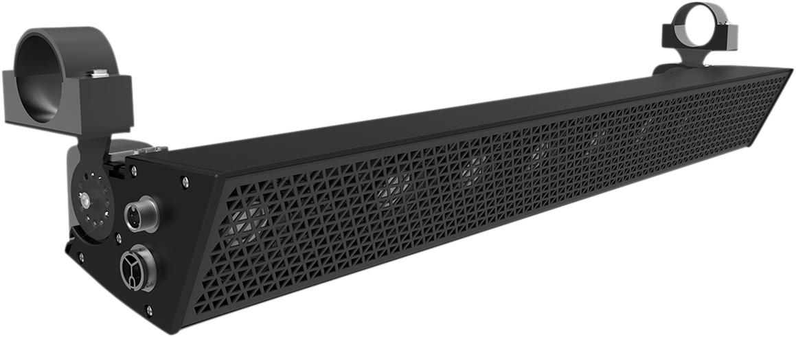 Bill's Exhausts NAVATLAS 35-inch sound bar with amplifier for UTV engine, shown in the product image.