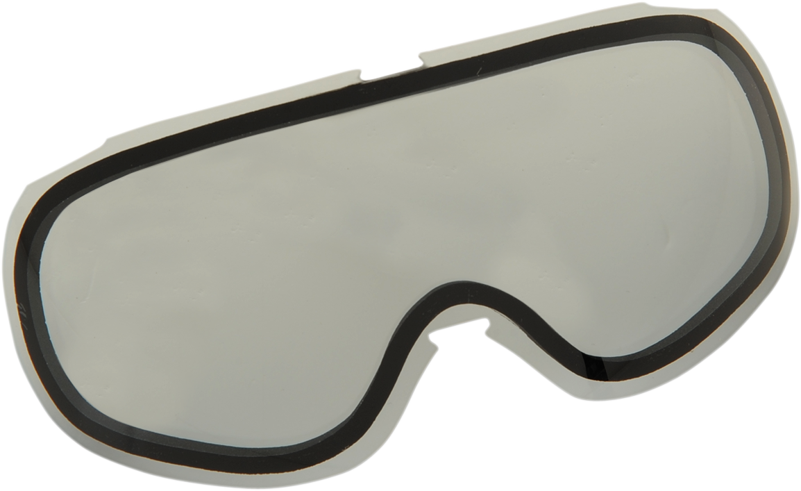 Bill's Exhausts ARCTIVA Comp 2 dual pane smoke lens for goggles, showing clear, tinted lens with reflective surface.