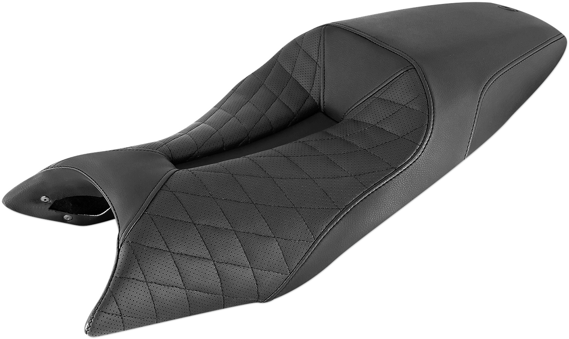 SADDLEMEN LS Track Seat - Lattice Stitched - Black - FTR1200 I19-10-0045 - Howling Moto