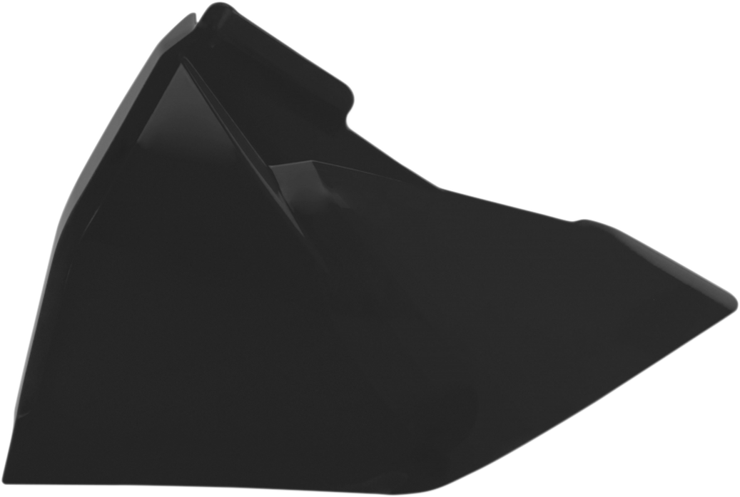 Acerbis black airbox cover for motorcycle, made of durable body material, designed for easy installation and protection