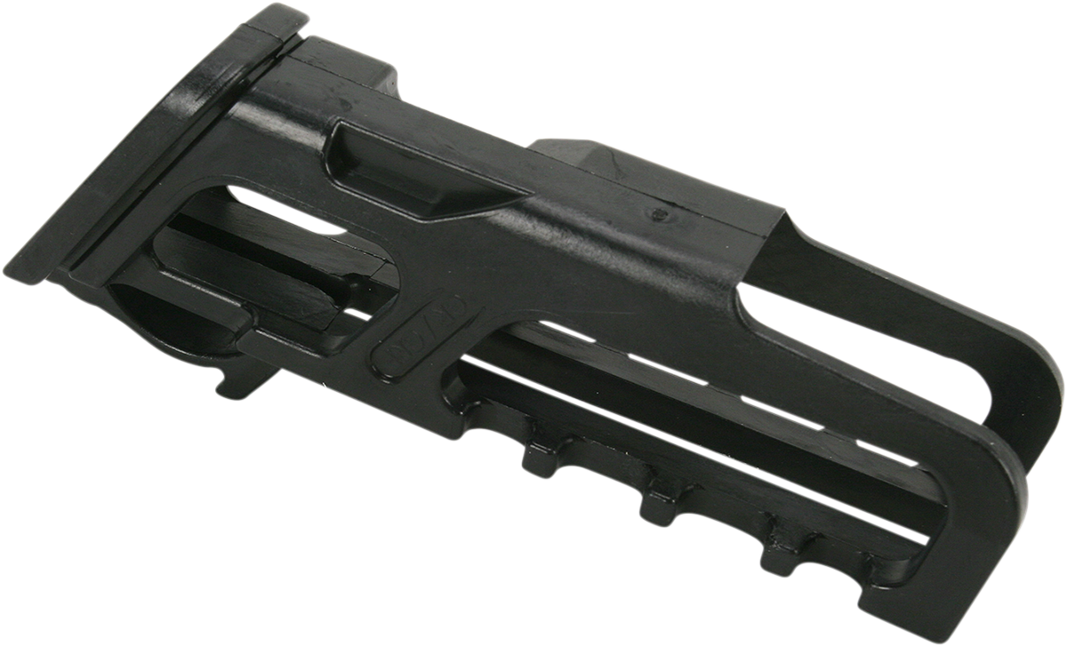 Black Acerbis chain guide for Honda motorcycles, body part with mounting brackets and chain protection features.