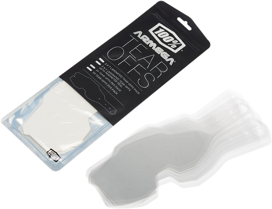 100% Armega® Tear-Offs - Standard - 20 Pack 59056-00001 - Howling Moto