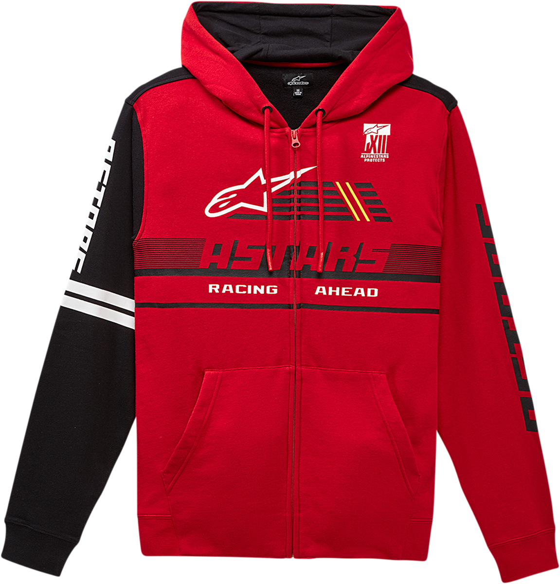 Red Bill's Exhausts Overtake Hoodie in 2XL, featuring a comfortable fit and stylish design, with front pocket and hood.