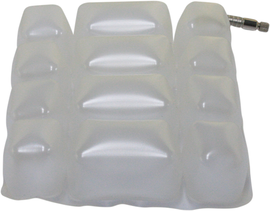 Bill's Exhausts Wild Ass Cushion Air Seat Lite Pillion black engine accessory for enhanced comfort and support.