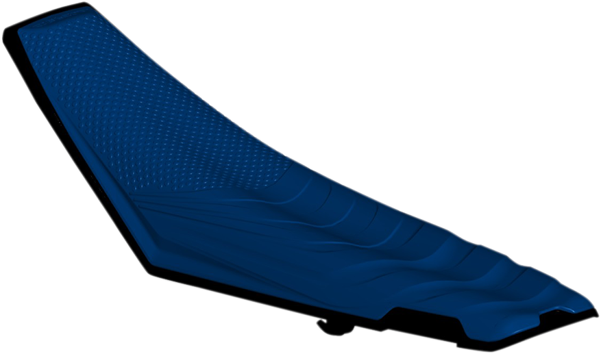 Acerbis X-Seat Air motorcycle body part in blue and black for Husqvarna, designed for durability and comfort.