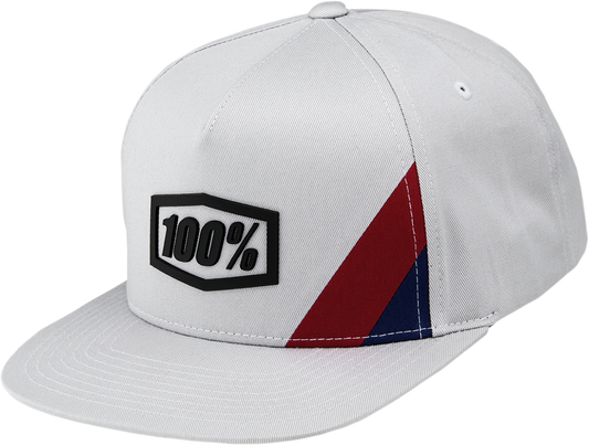 100% Cornerstone Hat - Light Gray - One Size Fits Most 20050-023-01 - Howling Moto