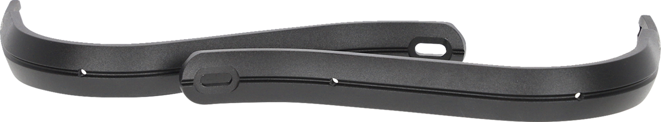 A pair of black ACERBIS Endurance X handshields for motorcycle body protection, designed for durability and performance.
