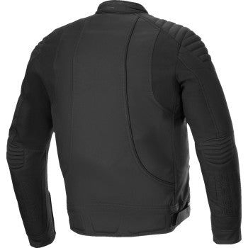 Black Alpinstars Clayton WR jacket in small size, featuring durable material and stylish design for outdoor wear.