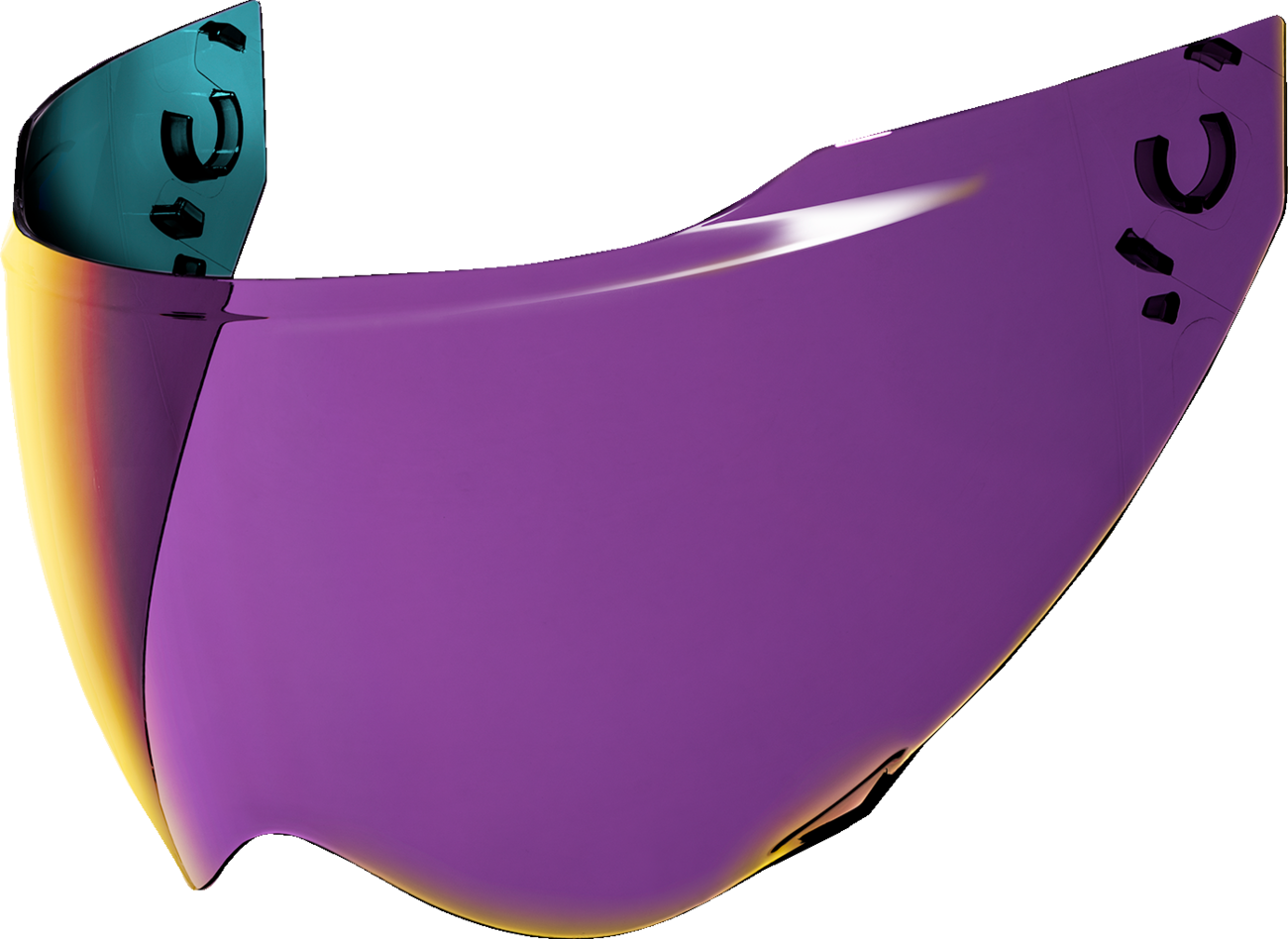 Bill's Exhausts ICON Domain™ Shield helmet part in RST Purple, 22.06 size, featuring a sleek design and durable construction.