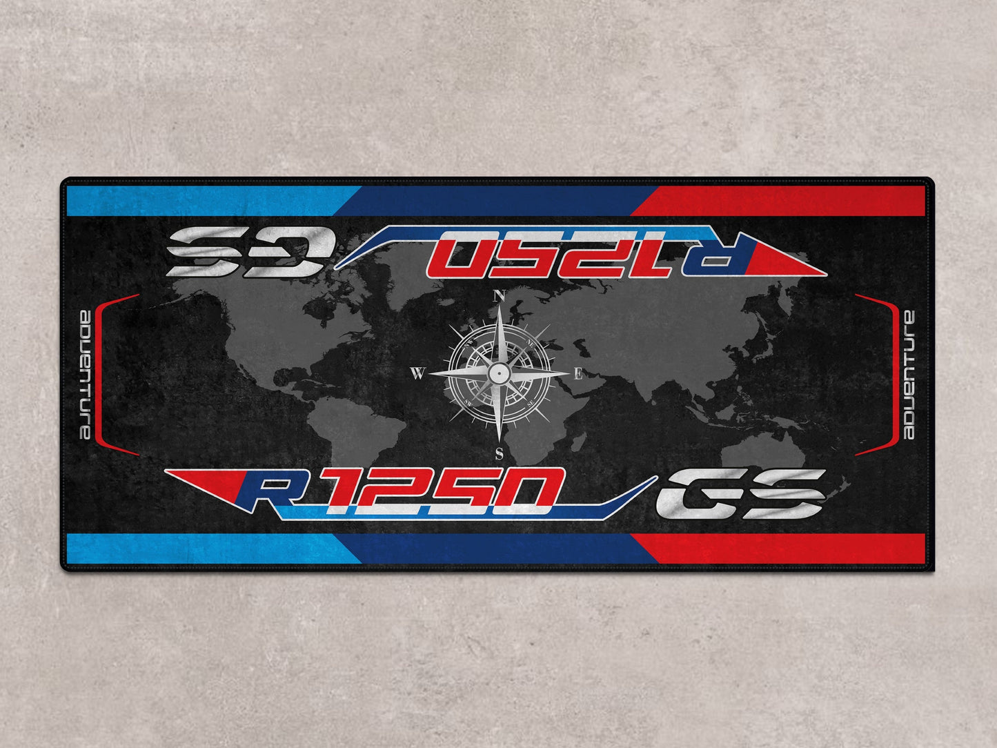 Motorcycle Mat for R1250GS Adventure Motorcycle - MM7247 - Howling Moto