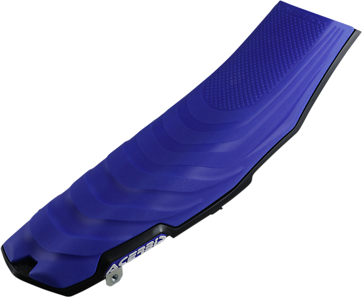 Blue Acerbis X Seat body for WR/YZ 2018-2023 motocross bikes with soft padding, designed for durability and comfort.