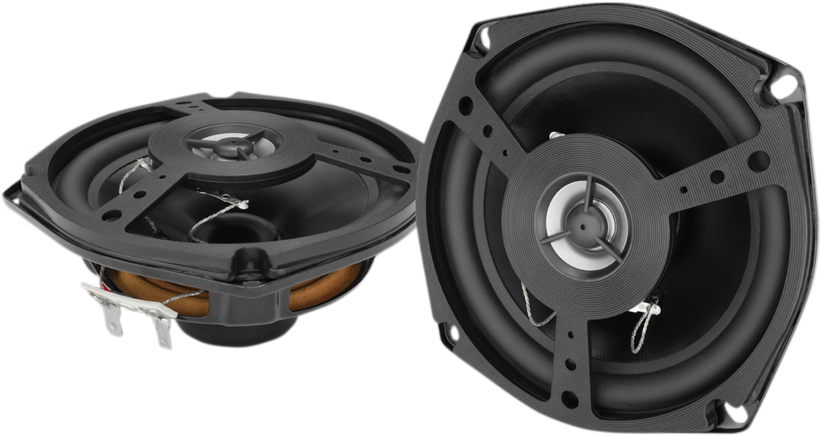 Bill's Exhausts SHOW CHROME 4-1/2" speakers for Honda GL1800 2001-2021 motorcycle, featuring chrome finish and dual speaker design.