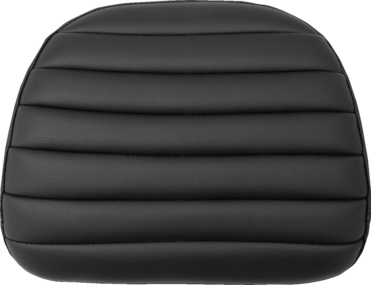 Black SADDLEMEN Touring Sissy Bar Pad with tuck-n-roll design for Indian motorcycles 2014-2022, seat accessory with sleek padding.