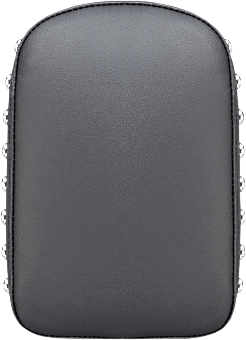 Studded 7-inch SADDLEMEN Renegade Pillion Pad seat for motorcycles, featuring durable material and universal fit design.
