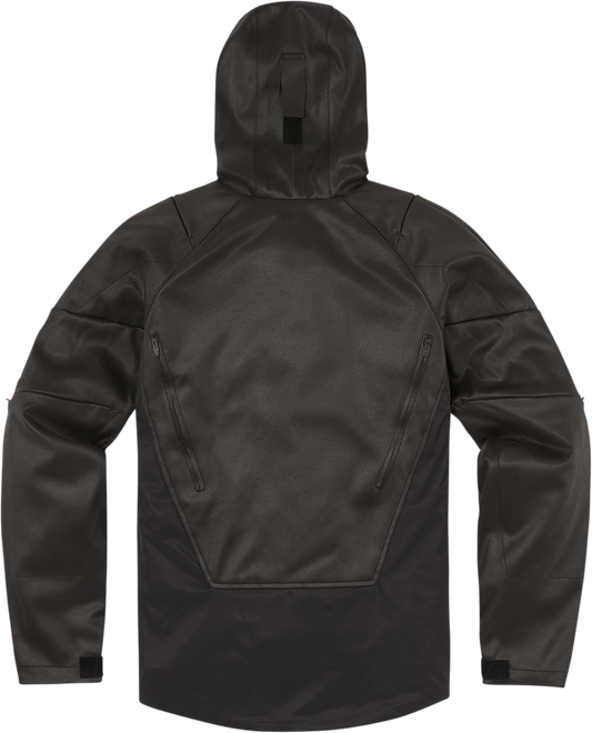 Bill's Exhausts ICON Synthhawk Jacket in black, 3XL, featuring a sleek design and detailed stitching.