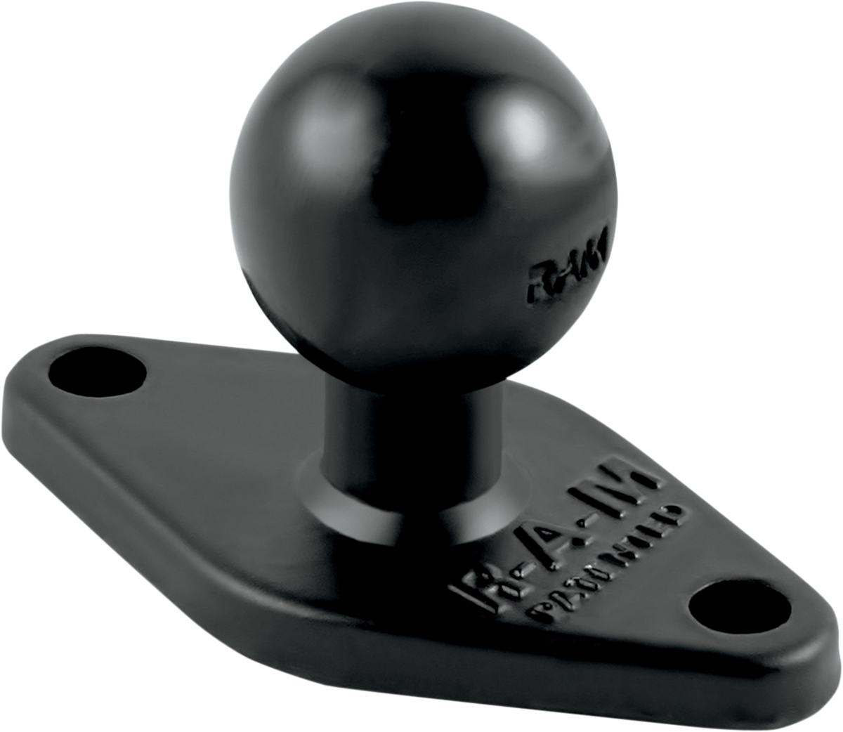 Bill's Exhausts RAM MOUNTS Ball with Diamond Adapter for engine mounting, shown with the RAM-B-238 model.
