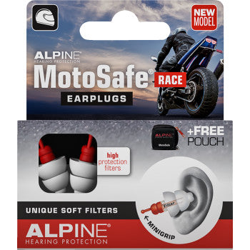Alpine Hearing Protection MotoSafe® Race Earplugs - Howling Moto