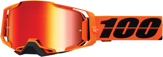 100% Armega Goggles - CW2 - Red Mirror 50005-00012 - Howling Moto