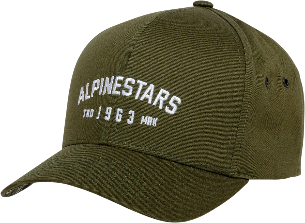 Military-style ALPINESTARS Imperial hat in one size, featuring a branded design and structured fabric, suitable for casual wear.