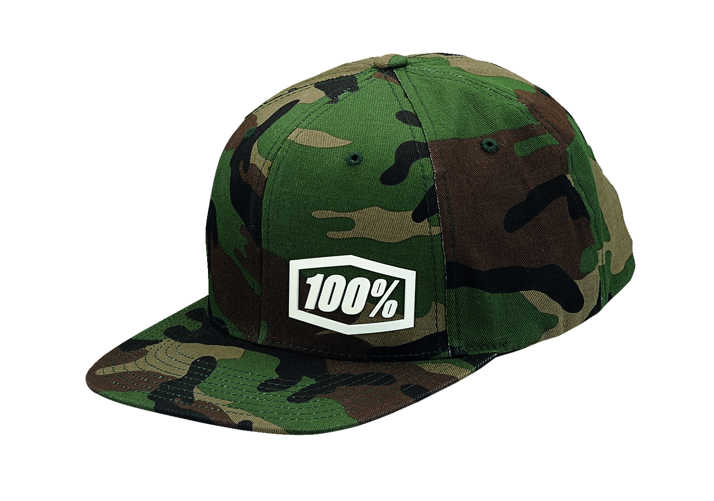100% Machine Snapback Hat - Camouflage - One Size 20044-00008 - Howling Moto